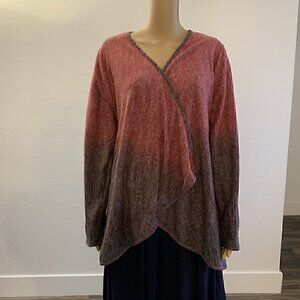 Lularoe, Medium, Simply Comfortable, Long Cardigan, Pink Ombré